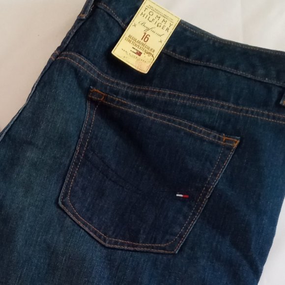 Tommy Hilfiger Boyfriend Bootcut easy fit Jeans NWT Size 16 - Picture 10 of 11